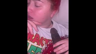 wife drunk and don't know dick in her mouth
