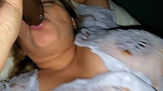 sluty Mexican wife drooling on a BBC