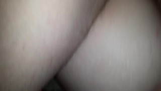 Pov of wife taking big duck from behind balls deep.