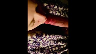 Wife slow blows me until the best orgasm of my life! Oral cream pie