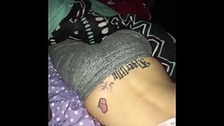 Cum on wife while she sleep