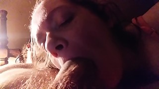 Young Wife sucks like a pro